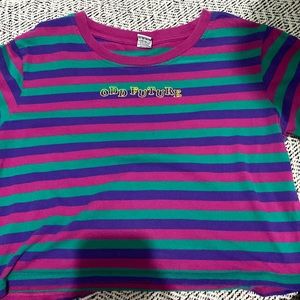 cute striped crop top